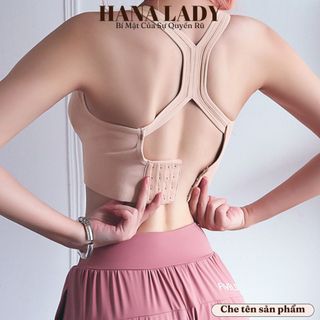 Bra tập gym yoga 3 nấc cài quyến rũ - Áo croptop kèm mút ngực sexy BL039
