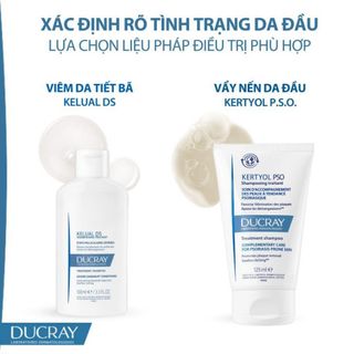 Dầu Gội Ducray Kertyol PSO Shampoo Sạch Gàu Mảng Cho Tóc & Da Đầu Nhờn 125ml giá sỉ