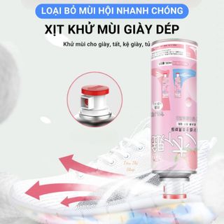 Xịt khử mùi giày nano bạc chai 300ml