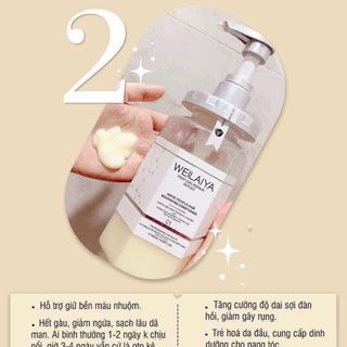 Cặp Gội Xả Phục Hồi Đa Tầng Nấm Weilaiya Perfume Repair Series