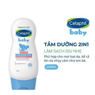 Sữa tắm dưỡng ẩm Cetaphil Baby Moisturising Bath & Wash cho bé 230ml giá sỉ