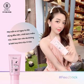KEM CHỐNG NẮNG HEMIA MAKE UP SUN CREAM SPF 50+ PA++++ - HEMIA