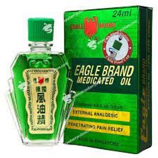 Dầu xanh con ó 24ml - Eag le Brand Medicatedd oil 24ml ( Hàng việt nam bao nóng lốc 12 chai ) giá sỉ