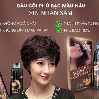 DẦU GỘI PHỦ BẠC SIN HAIR ( MÀU NÂU) - SIN HAIR