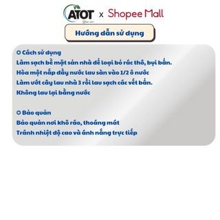 Nước lau sàn ATOT 10 lít - Giá sỉ