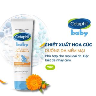 Kem Chống Hăm Cetaphil Baby Diaper Cream Calendula Lành Tính, Ngừa Hăm Tã Cho Bé 70g giá sỉ