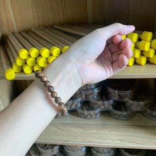Vòng Tay Trầm Hương Tốc Vườn Mix Sen