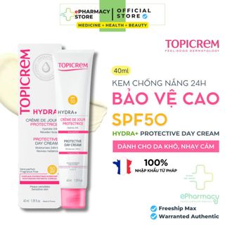 Kem chống nắng TOPICREM Hydra+ Protective Day Cream SPF50 hạn chế lão hóa 40ml giá sỉ