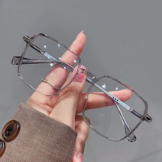 Kính Mát Gọng Vuông Chống Bức Xạ Cho Nam Nữ