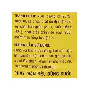 [THÙNG 4 CAN] Tương Ớt Cholimex 5kg