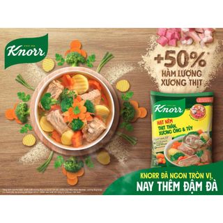 [THÙNG 32 GÓI] Hạt Nêm Knorr Thịt Thăn, Xương Ống & Tuỷ 170g