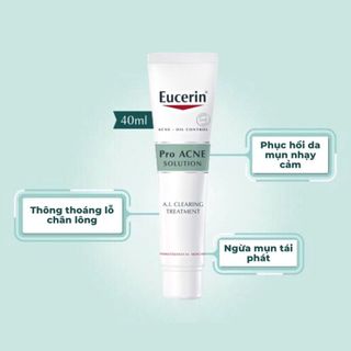 Tinh chất Eucerin Pro Acne A.I Clearing Treatment ngừa mụn, mờ vết thâm, tái tạo da 40ml