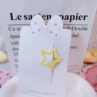 Combo100 kẹp tóc mái hình ngôi sao cho bé và người lớn 3x3 cm