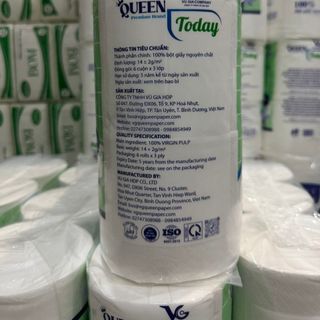 Giấy vệ sinh 6 cuộn cao cấp Queen Today