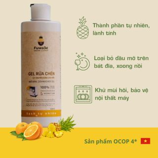 Gel Rửa Chén Bát Hữu Cơ Fuwa3e An Toàn Chuyên Dùng Cho Máy Rửa Bát Làm Sạch Và Khử Mùi Bát Đĩa 100ml
