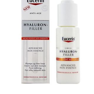 Eucerin Hyaluron Filler Advanced AOX Essence - Tinh chất chống oxy hóa và thu nhỏ lỗ chân lông 30ml