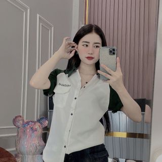 ÁO SƠ MI NAM, ÁO SƠ MI COTTON, ÁO SƠ MI NGẮN TAY PHỐI MÀU