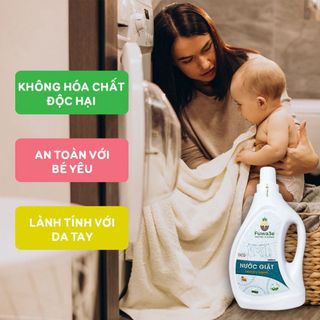 Nước giặt Fuwa3e hữu cơ organic từ chế phẩm Enzyme sinh học 4L an toàn cho bé giá sỉ