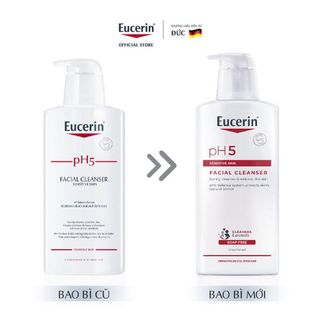 Sữa Rửa Mặt Cho Da Nhạy Cảm Eucerin PH5 Sensitive Skin Facial Cleanser 400ml giá sỉ