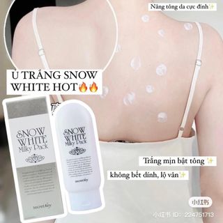Kem Trắng Da Snow White Milky Pack dưỡng trắng da tự nhiên