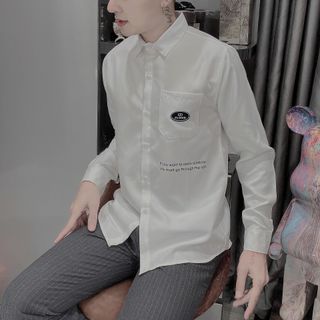 SƠ MI NAM NỮ DÀI TAY IN THÊU