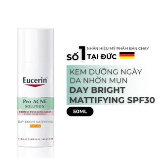 Kem dưỡng ngày Eucerin ProAcne Solution Day Bright Mattifying SPF30 50ml dưỡng trắng, chống nắng và giảm mụn giá sỉ