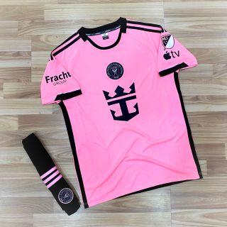 Quần áo CLB INTER MIAMI hồng -2024, in ấn tên số đội nhóm theo yêu cầu