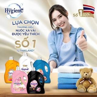 Nước xả vải đậm đặc Hygiene 3500ml nội địa Thái Lan (Thùng 4 can)
