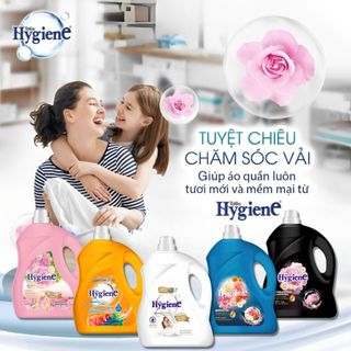 Nước xả vải đậm đặc Hygiene 3500ml nội địa Thái Lan (Thùng 4 can)