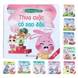 Sách Cùng con khôn lớn combo 10 quyển song ngữ việt anh giá sỉ