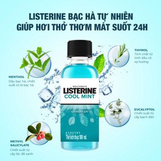 Nước Súc Miệng Giữ Hơi Thở Thơm Mát Listerine Coolmint giá sỉ