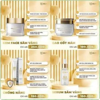 Combo sâm vàng Mqskin