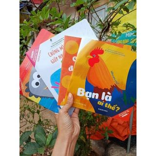 Sách Ehon Song ngữ Việt Anh-bộ 10 cuốn Cho Bé từ 0-6 tuổi có file nghe âm thanh