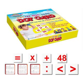 [Mã INBAU154 giảm 15K đơn 99K] Flashcard Glenn Doman Dot card Dạy trẻ học toán cho bé từ 3 tháng đến 6 tuổi giá sỉ