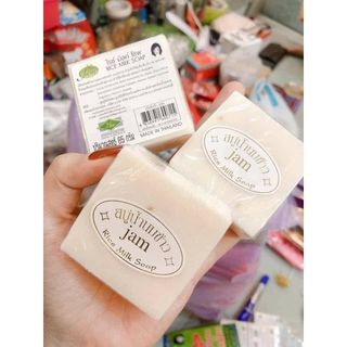 Xà phòng tắm Sữa Cám Gạo Thái Lan JAM RICE MILK SOAP, Loại bỏ các chất bụi bẩn giá sỉ