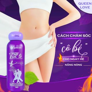 Dung Dịch Vệ Sinh Phụ Nữ Tía Tô Queen 150ml, Làm Sạch Dịu Nhẹ, Dưỡng Ẩm, Ngăn Mùi, Loại Bỏ Viêm Ngứa Phụ Khoa Lành Tính