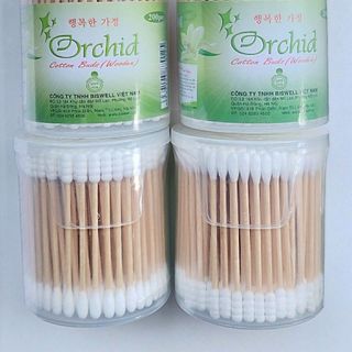 Bông tăm ráy tai hủ gỗ 200que