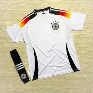 Quần áo đá banh đội tuyển Đức trắng EURO 2024 sân nhà mới nhất, nhận in ấn tên số theo yêu cầu