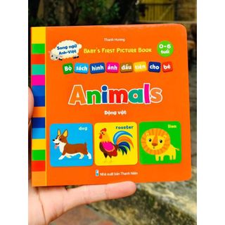 Sách Bìa cứng cán bóng Thư viện hình ảnh My first picture book