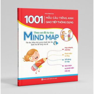 Sách - 1001 Mẫu Câu Tiếng Anh Giao Tiếp Thông Dụng - Theo Sơ Đồ Tư Duy Min Map (Dành Cho Trẻ Em) - Có File Đọc Kèm Theo giá sỉ