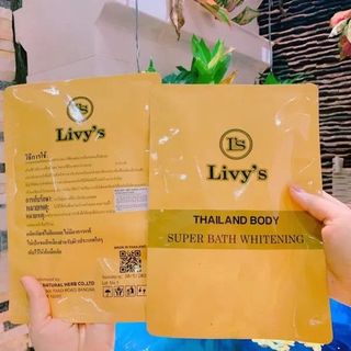 Set Tắm Trắng Livy Thái Lan cho 1 làn da trắng hồng rạng rỡ