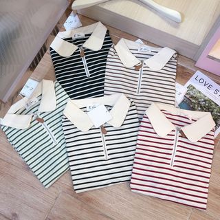 Cổ bẻ from vừa sọc Qc xịn mới về 🔥🔥🔥 Chất tổ ong nha, kéo khoá mới về ‼️‼️‼️