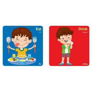 Sách Thư Viện Hình Ảnh Đầu Tiên Cho Bé Song Ngữ Việt Anh - MY FIRST PICTURE BOOK VERSION 2 (Bộ 8 Cuốn - Quét Mã QR)