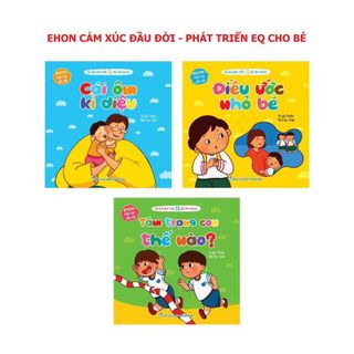 Sách - Ehon cảm xúc đầu đời – Bộ sách phát triển EQ đầu tiên cho bé (Bộ 3 cuốn) giá sỉ