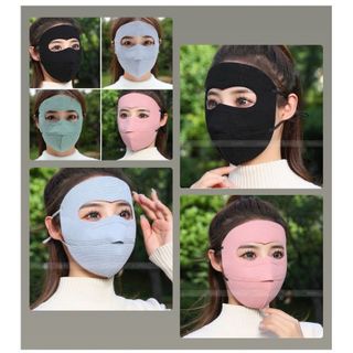 Khẩu Trang Nijja Thời trang thoáng khí chống tia UV, bịt kín trán và mặt CTB695 - BECHIP