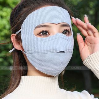 Khẩu Trang Nijja Thời trang thoáng khí chống tia UV, bịt kín trán và mặt CTB695 - BECHIP