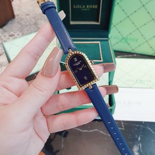 ĐỒNG HỒ NỮ DA SIÊU CẤP LOLA.ROSE XANH ĐẬM 5