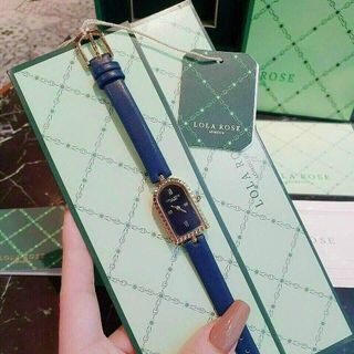 ĐỒNG HỒ NỮ DA SIÊU CẤP LOLA.ROSE XANH ĐẬM 5