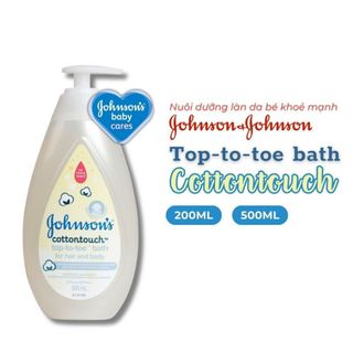 Sữa Tắm Gội Toàn Thân Johnson’s Baby Cotton Touch Top-to-toe Dịu Nhẹ Cho Bé 200ml giá sỉ