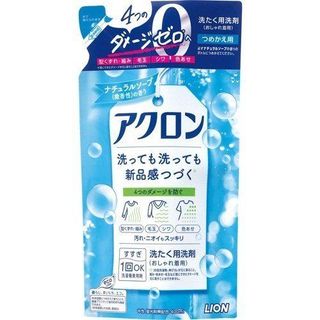 Xà phòng thiên nhiên Lion Akron có mùi hương nhẹ loại túi nạp 400ml